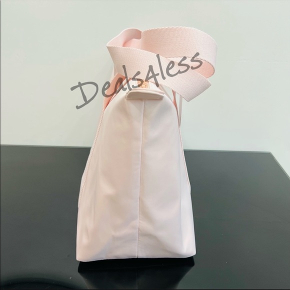 Coach Duffel Bag Weekender Travel Tote Blush Pink Zippered Carry On Beach NEW - Picture 8 of 10